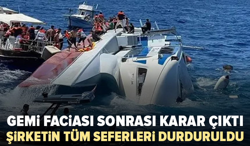 KKTC’de batan gemi sonrası karar: Filo Denizcilik’in seferleri durduruldu