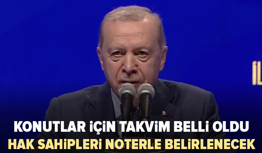 Cumhurbaşkanı Erdoğan tarih verdi: İstanbul’da konutlar kiraya çıkıyor