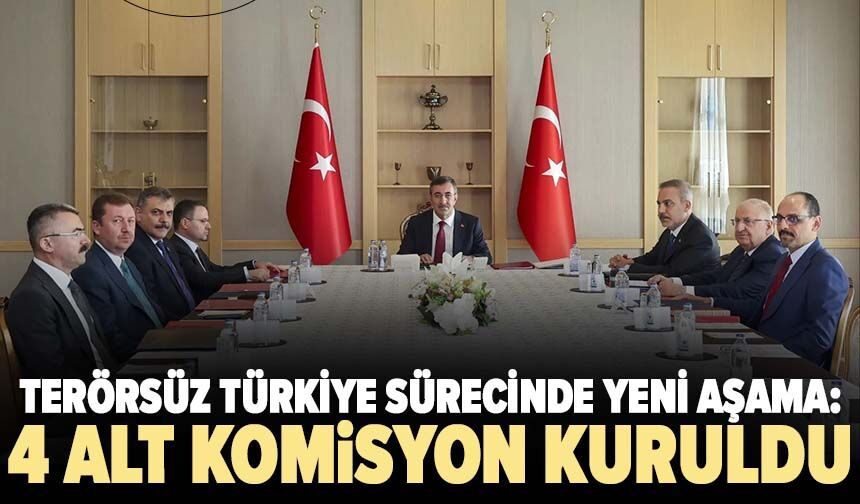 Süreç takip kurulu ilk kez toplandı: Alt komisyon oluşturma kararı
