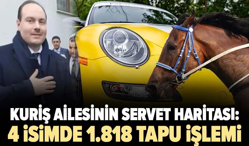 Kuriş ailesinin servet haritası: 4 isimde 1.818 tapu işlemi