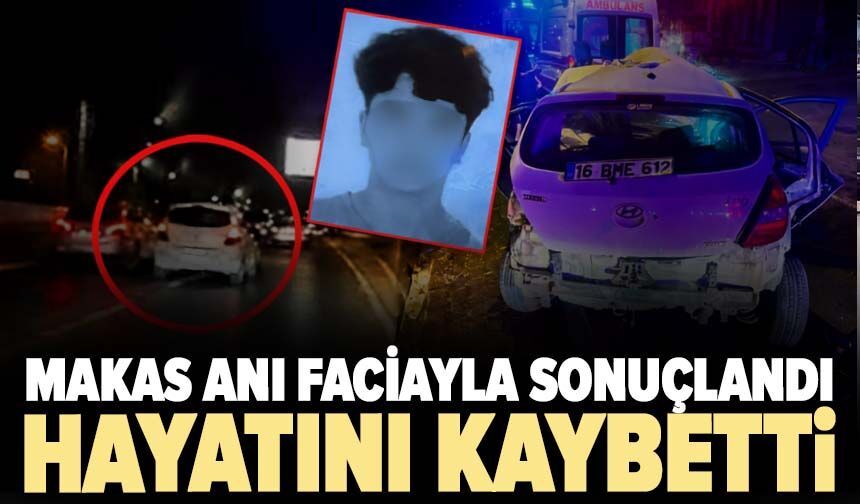 Bursa’da feci kaza: 17 yaşındaki sürücü hayatını kaybetti