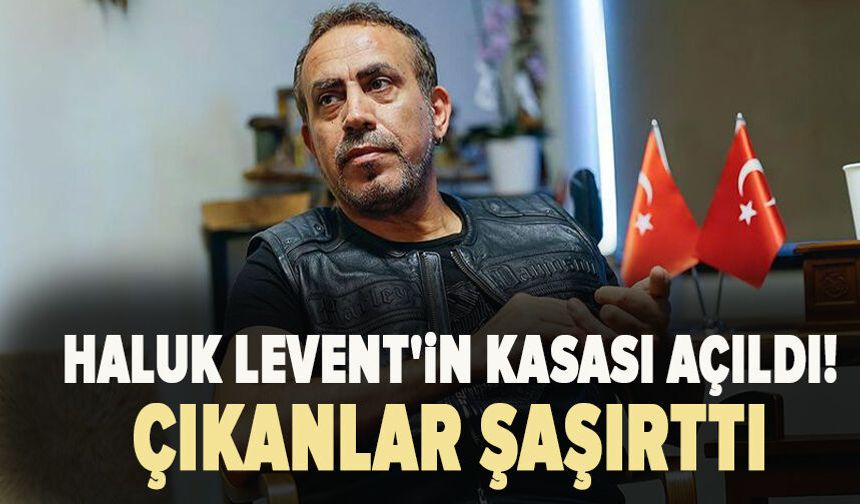 Haluk Levent'in kasası açıldı!