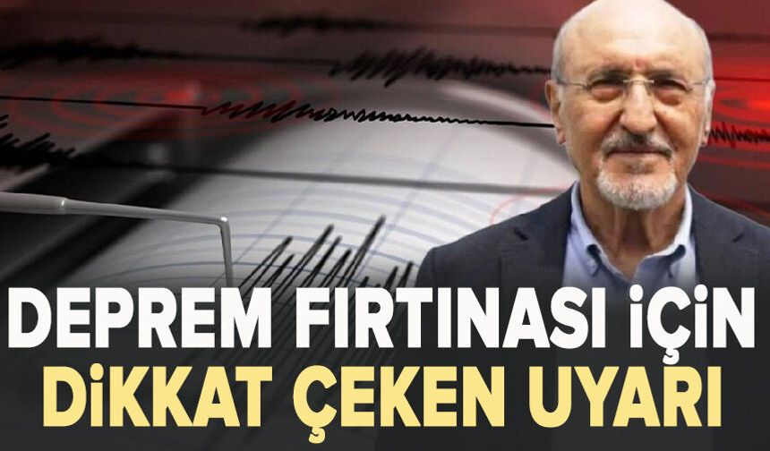 Prof. Dr. Bektaş’tan deprem fırtınası için dikkat çeken uyarı