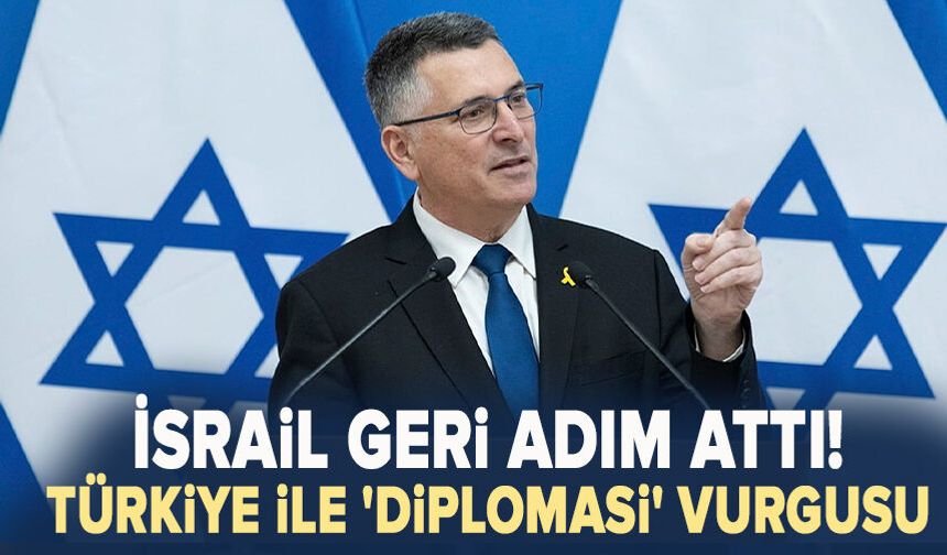 İsrail'den geri adım: Diplomatik çözüm istiyoruz
