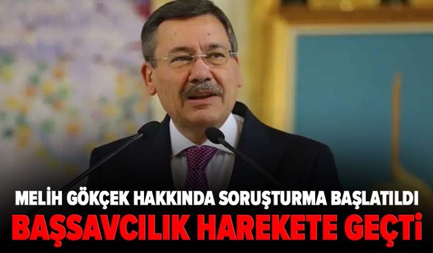 Melih Gökçek hakkında soruşturma başlatıldı