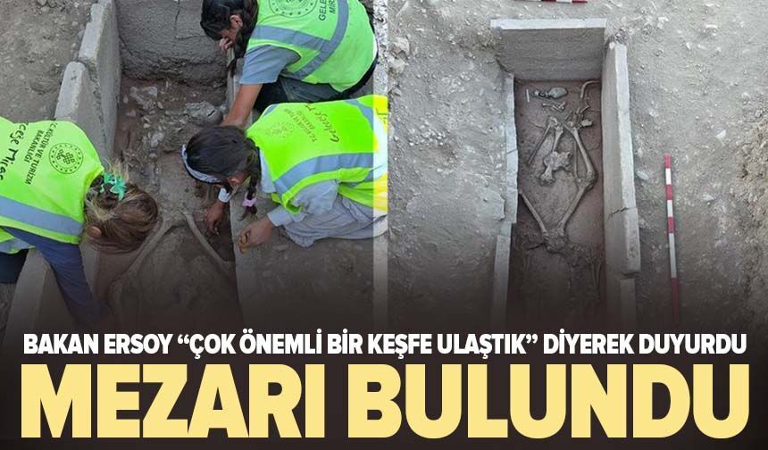 Aspendos'ta 2 bin 400 yıllık güreşçi mezarı keşfedildi