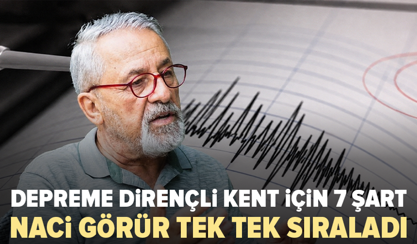 Naci Görür’den kritik uyarı: Kentsel dönüşüm tek başına yetmez