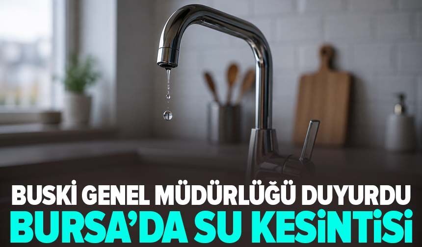 Bursa'da su kesintisi