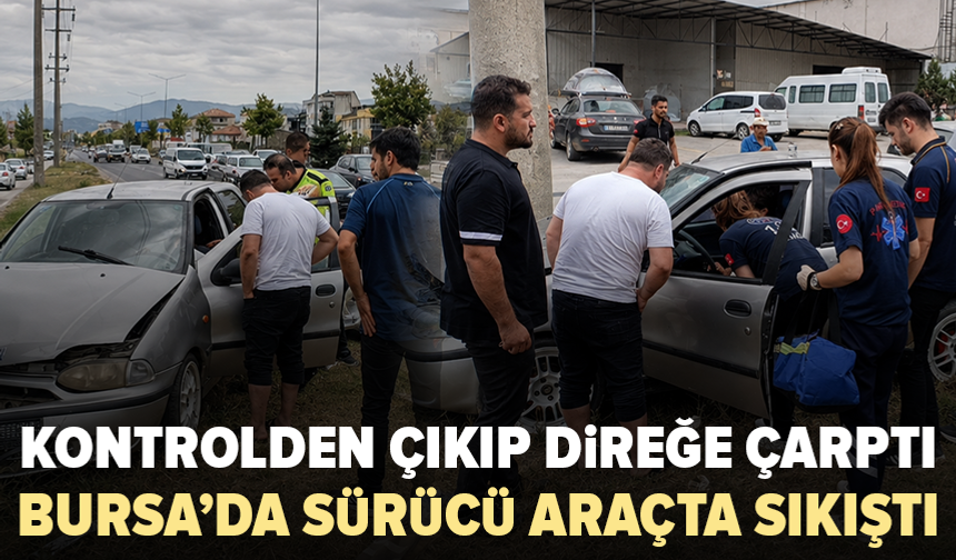Bursa-Ankara yolunda kaza: 1 yaralı
