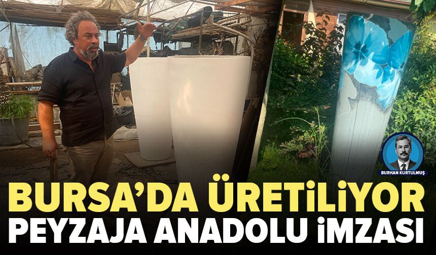 İthal değil, Bursa’da üretiliyor: Dev kent objelerine Anadolu imzası