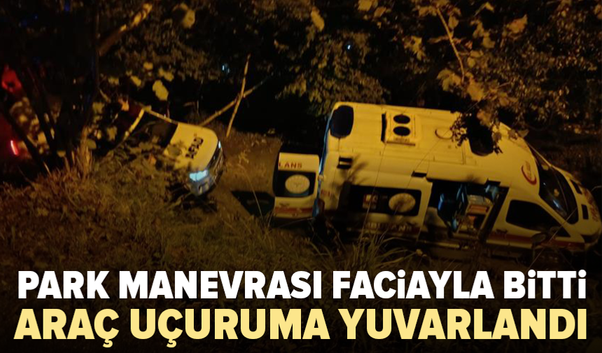 Rize’de park ederken facia: 2 kişi hayatını kaybetti