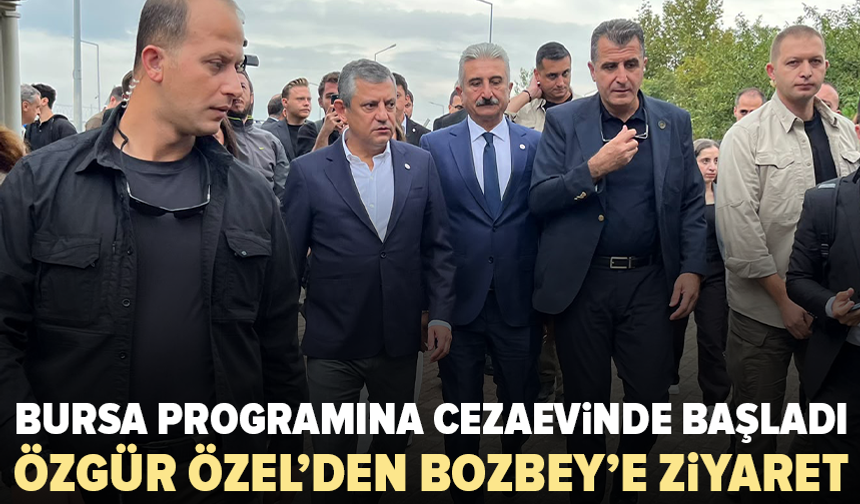 Özgür Özel’den Bursa’da kritik ziyaret: Gözler Bozbey görüşmesinde