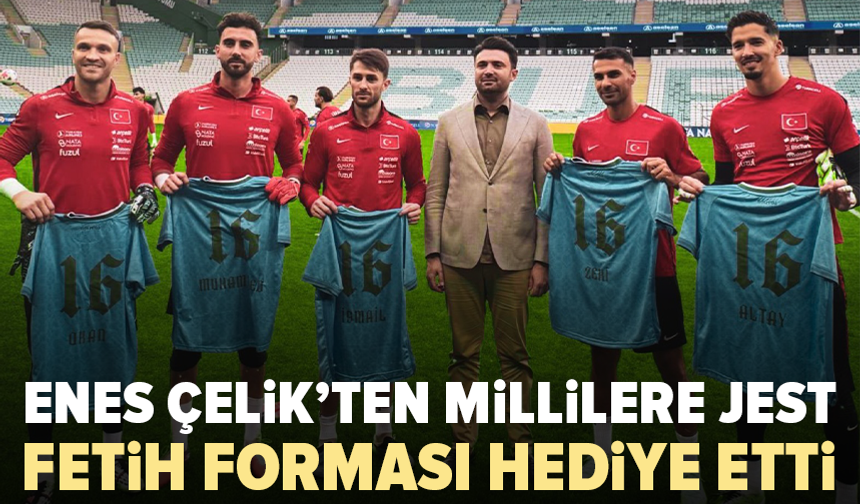 Enes Çelik’ten A Milli Takım’a yeşil-beyaz dokunuş