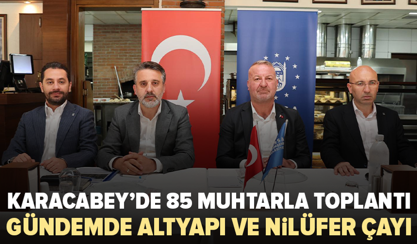 Bursa’da atık suların Nilüfer Çayı’na karışması önlenecek