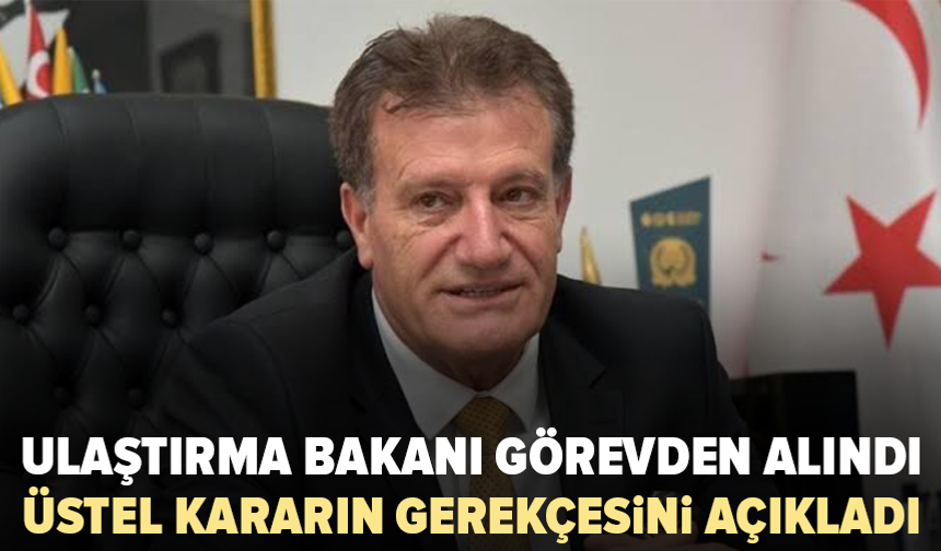 KKTC’de Ulaştırma Bakanı Erhan Arıklı görevden alındı