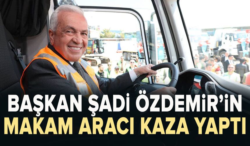 Nilüfer Belediye Başkanı Şadi Özdemir’in makam aracı kaza yaptı!