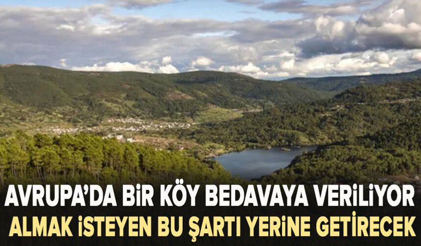 Avrupa’da bir köy bedavaya veriliyor: Almak isteyen bu şartı yerine getirecek