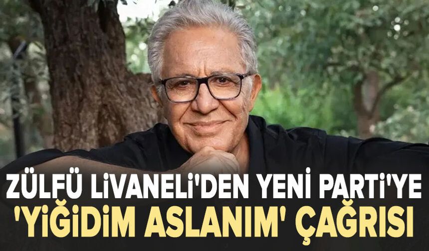 Zülfü Livaneli'den YENİ Parti'ye 'Yiğidim Aslanım' çağrısı