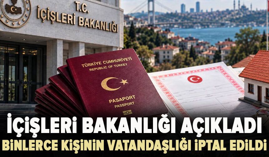 Usulsüz vatandaşlık soruşturmasında: Binlerce kişinin vatandaşlığı iptal edildi 72 gözaltı, 30 şirkete kayyum