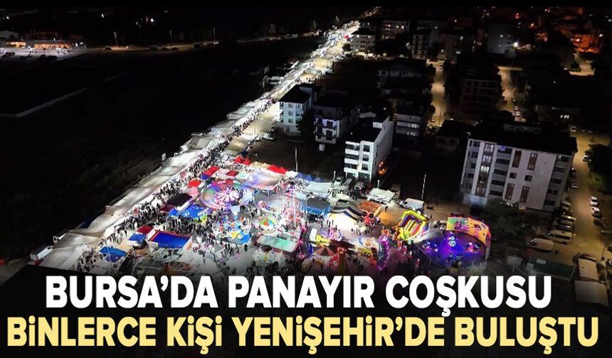 Türkiye'nin en renkli panayırından biri Yenişehir'de başladı