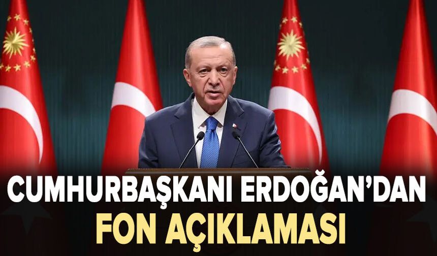 Erdoğan Kabine sonrası açıklama yapıyor