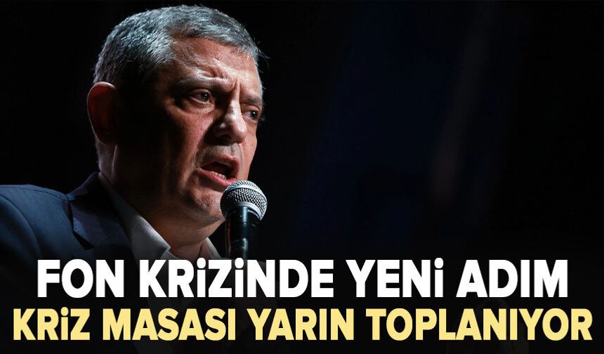 Özgür Özel fon kriz masasını topluyor
