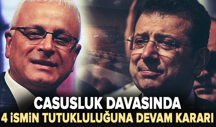 4 ismin tutukluluğuna devam kararı