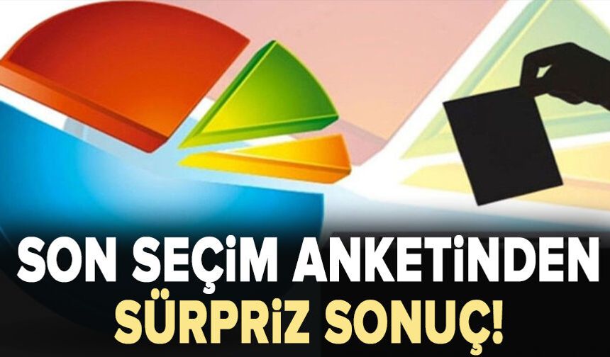 Son seçim araştırmasında dikkat çeken tablo!