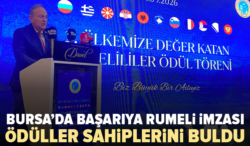 Rumeli’den Türkiye’ye uzanan başarı hikâyeleri ödüllendirildi