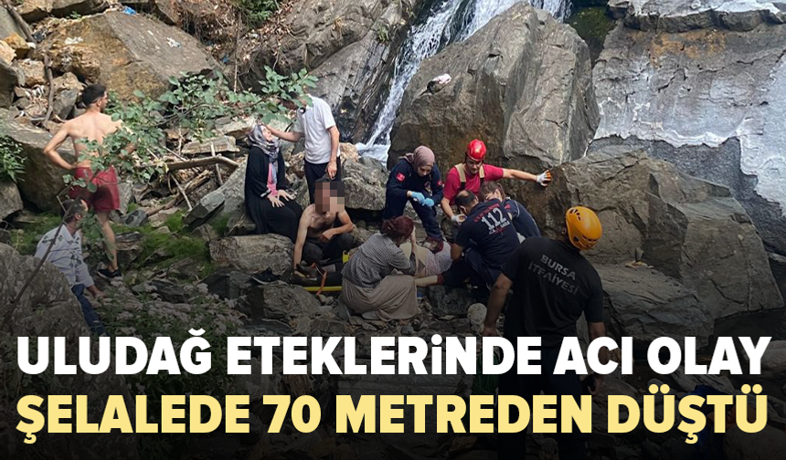 Bursa’da dereden düşen kadın hayatını kaybetti