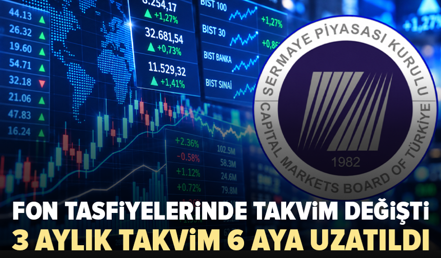 SPK fon tasfiyelerinde süreyi iki katına çıkardı
