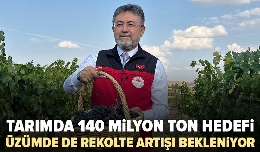 Türkiye’de üzüm üretiminde büyük artış: 3 milyon 850 bin ton bekleniyor