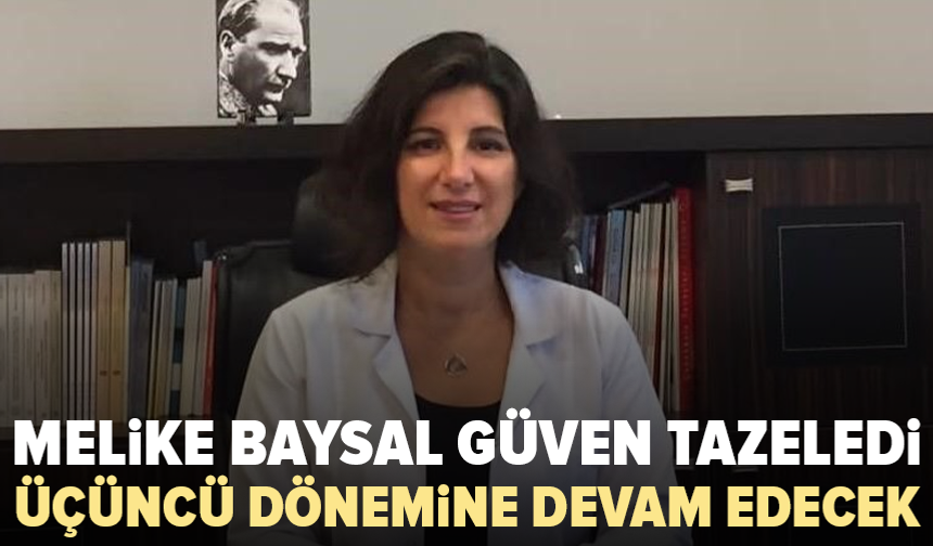 Bursa Veteriner Hekimler Odası’nda Melike Baysal güven tazeledi