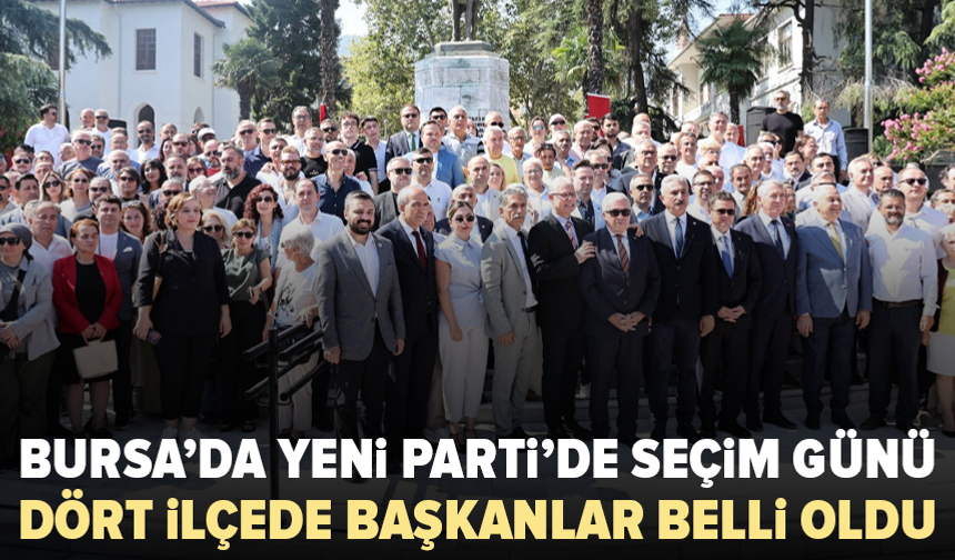 YENİ Parti Bursa’da dört ilçede sandık sonuçlandı: Başkanlar belli oldu