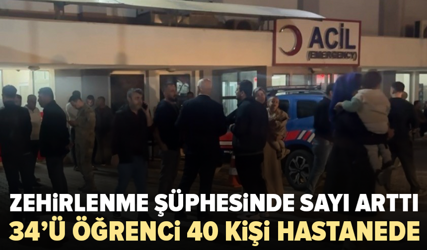 34’ü öğrenci 40 kişi rahatsızlandı: Hastanede yer kalmadı