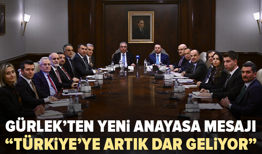 Bakan Gürlek’ten yeni anayasa çağrısı: “Türkiye’ye artık dar geliyor”