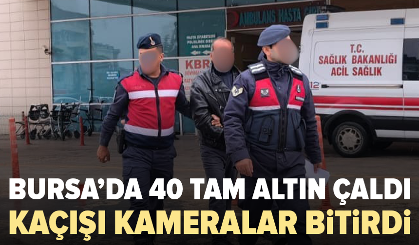 Bursa’da 2 milyonluk altın vurgunu: Kameralar ele verdi