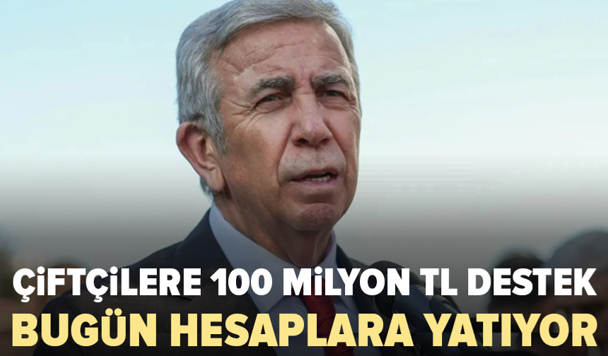 Çiftçilerin hesaplarına bugün yatıyor: 100 milyon TL’lik destek