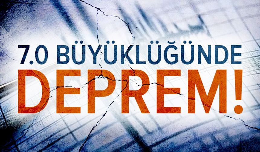 Felaketi yaşayan bölgede 7 büyüklüğünde deprem