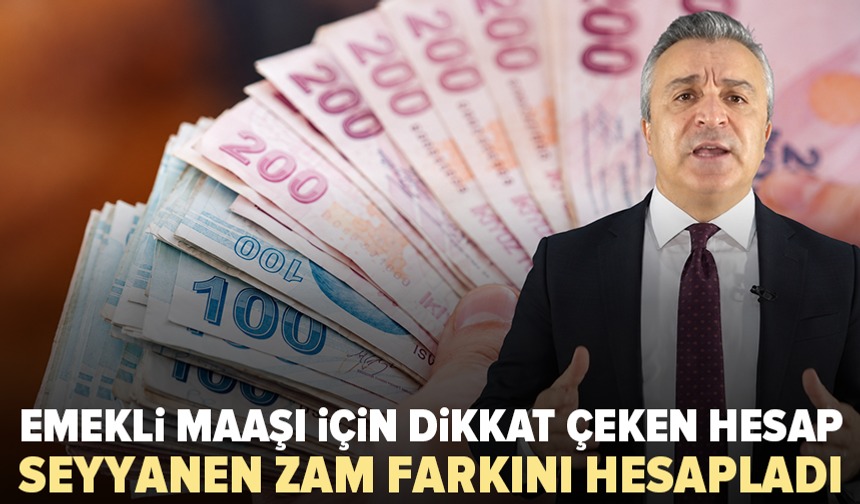 Emekli aylığı bugün kaç lira olmalıydı? Özgür Erdursun hesapladı