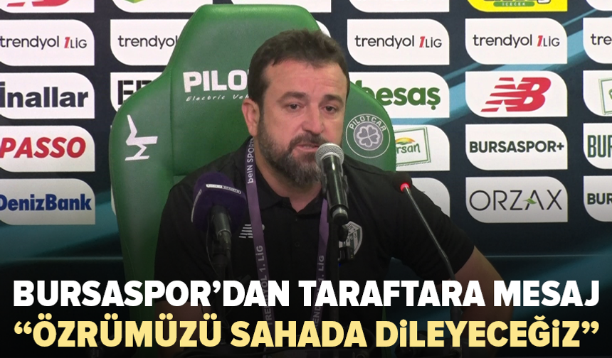 Fatih Şen’den taraftara mesaj: “Özrümüzü sahada dileyeceğiz”