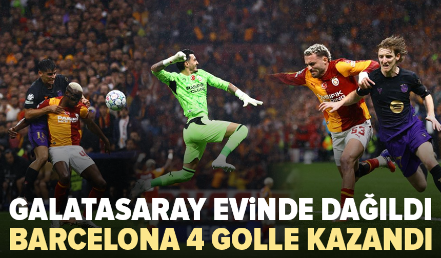 Galatasaray, Barcelona’ya 4-1 mağlup oldu