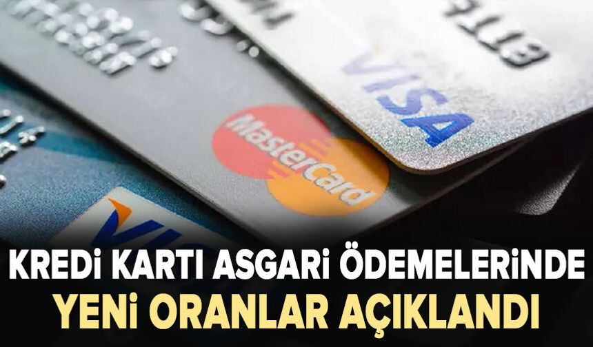 Kredi kartında yeni dönem başladı! Asgari ödeme oranları belli oldu