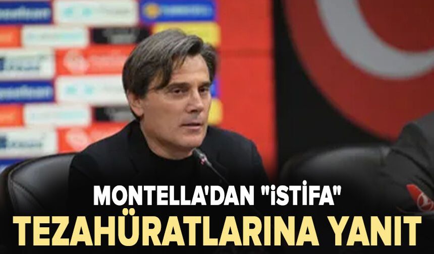 Montella'dan "istifa" tezahüratlarına yanıt