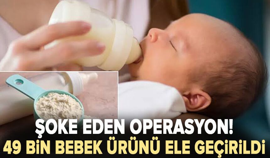 Ankara’da şoke eden operasyon! Binlerce bebek ürünü ele geçirildi