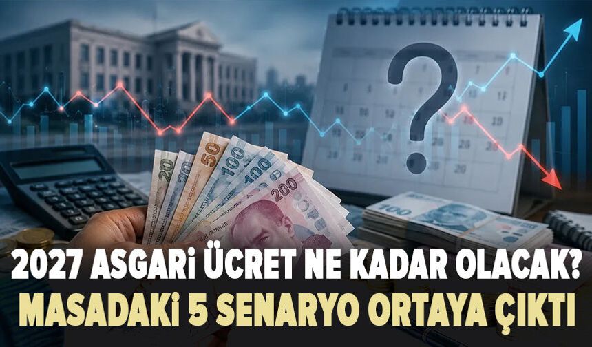 2027 Asgari ücret ne kadar olacak? Masadaki 5 senaryo ortaya çıktı