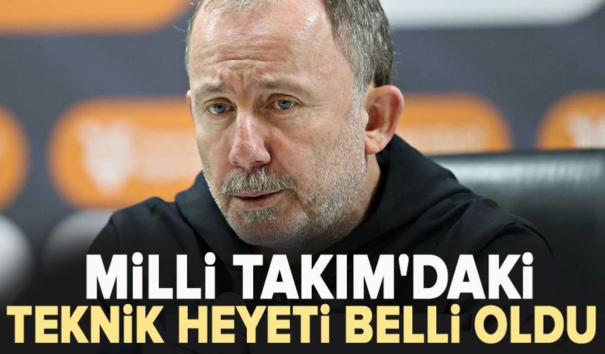 Sergen Yalçın'ın Milli Takım'daki teknik heyeti belli oldu