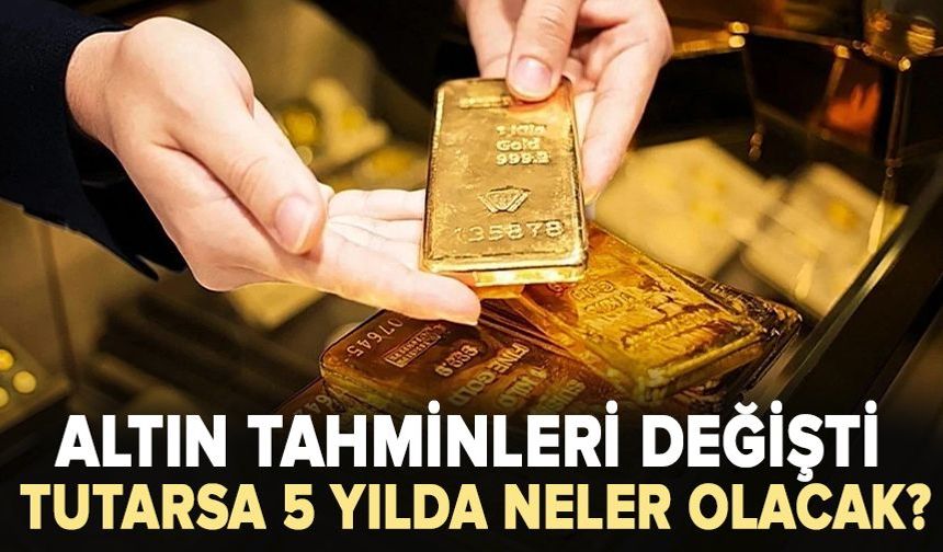 Altın tahmini değişti! CIBC’den 2031’e kadar dikkat çeken öngörü