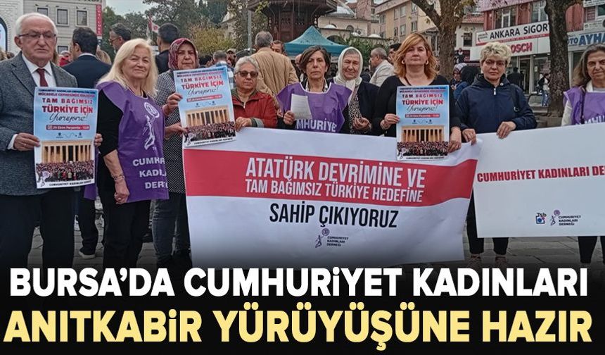 Cumhuriyet Kadınları Anıtkabir yürüyüşü için hazırlıklarını sürdürüyor