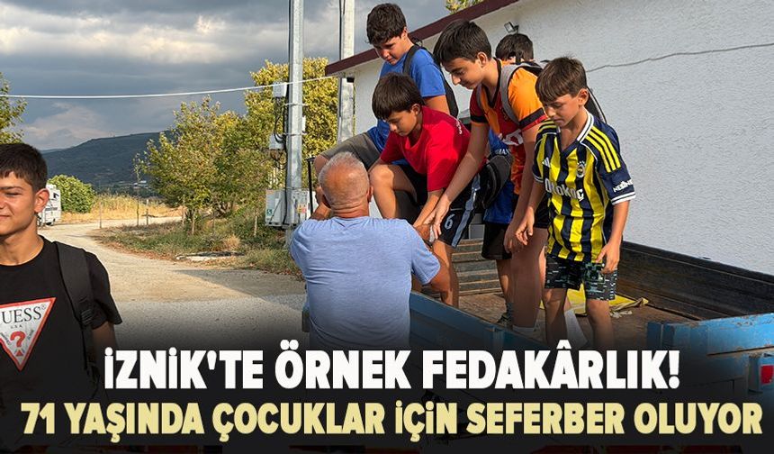 71 yaşında traktörüyle çocukları toplayıp antrenmana taşıyor. Burcu Kara'nın Çocukları da onun öğrencisi!